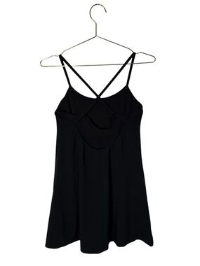 Offline Aerie Athletic Dress Black Strappy Tennis Pickleball Built In Bra Womens